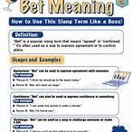 how to respond to bet slang